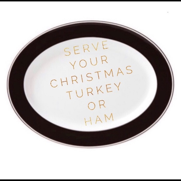 Kate Spade New York Sadie Street Black Platter - Picture 3 of 12